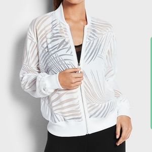White palm burnout jacket